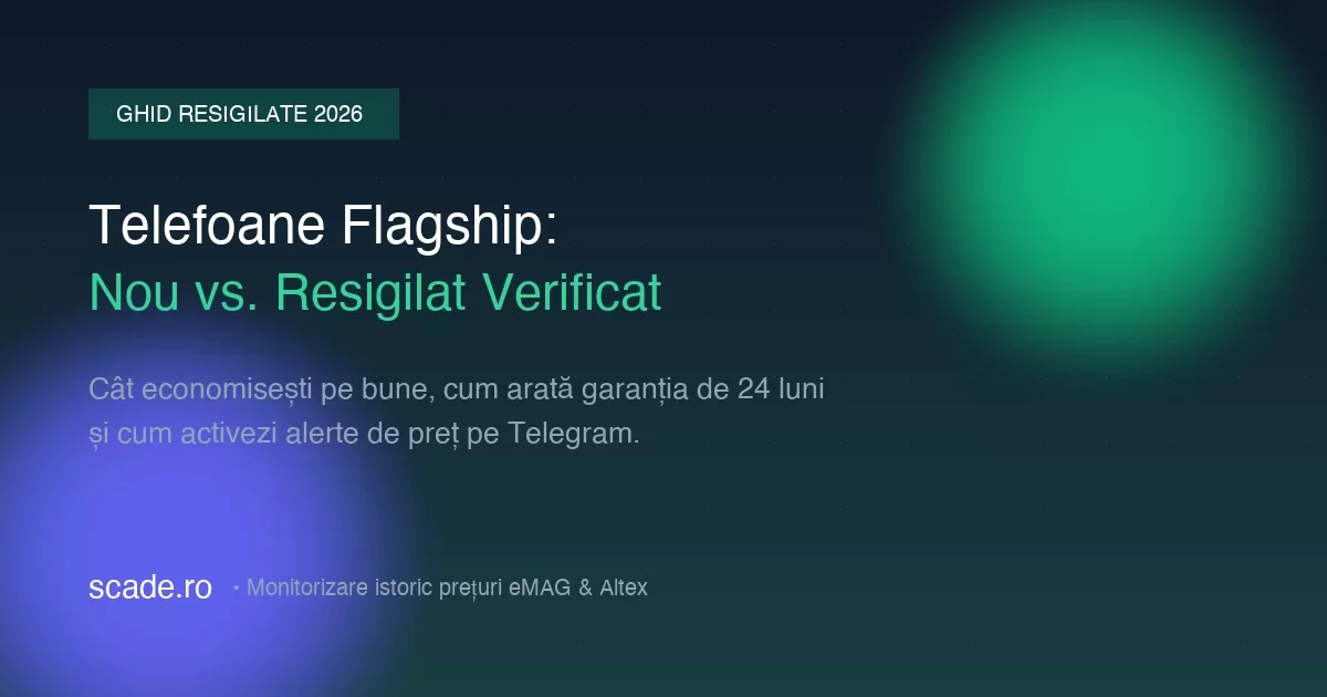 Ghid telefoane flagship resigilate scade.ro